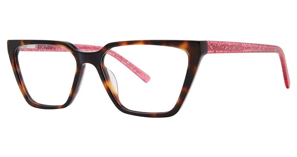 Daisy Fuentes DFLRamona Eyeglasses - Tortoise - view 2